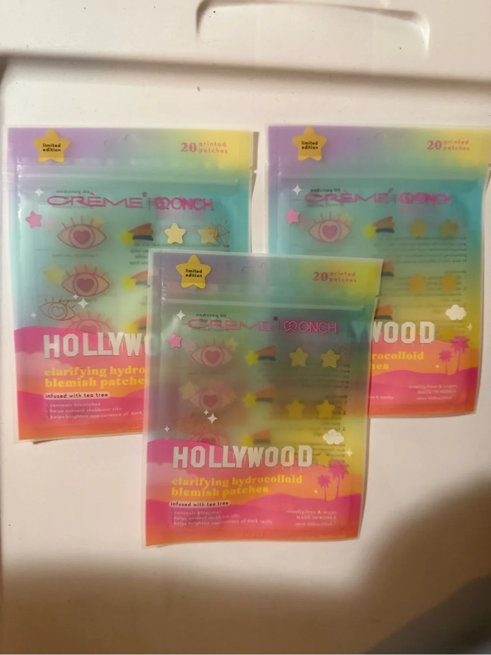 Hollywood Clarifying Hydrocolloid Patches — Multicolor